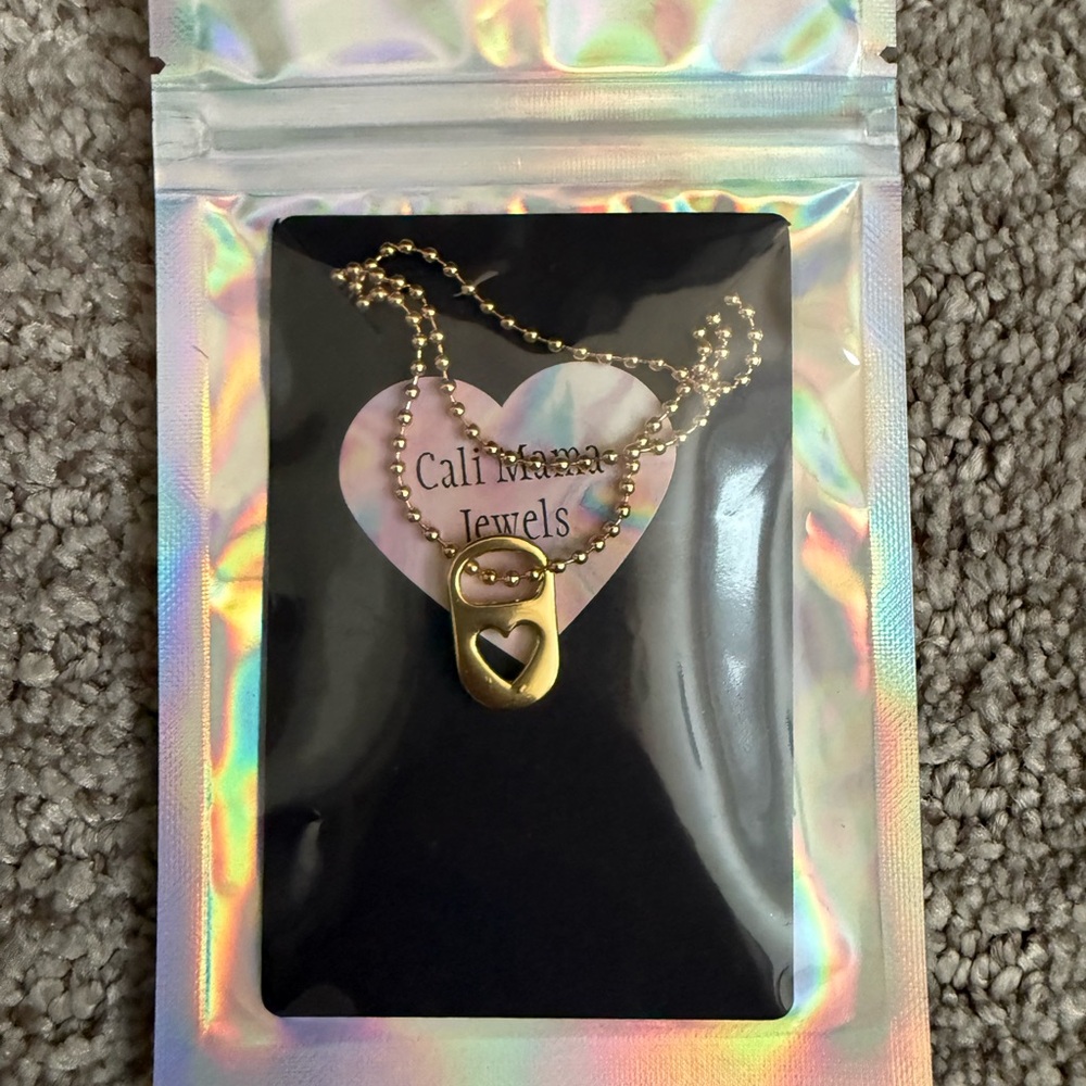 Gold Heart Pendant Necklace